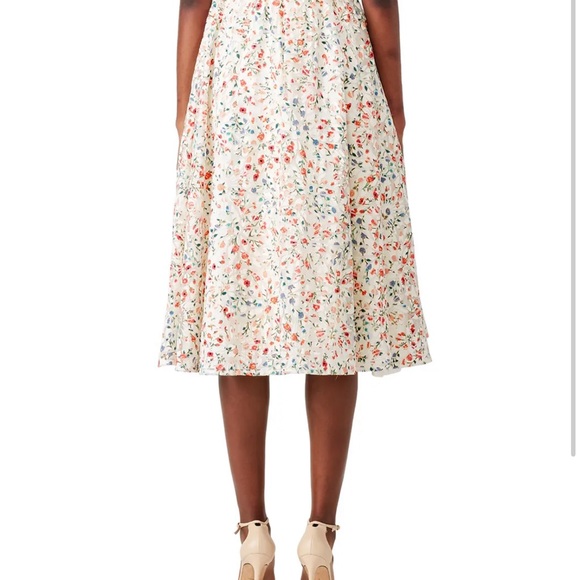 Kate Spade mini bloom Floral burnout dress size 2 - Picture 2 of 5